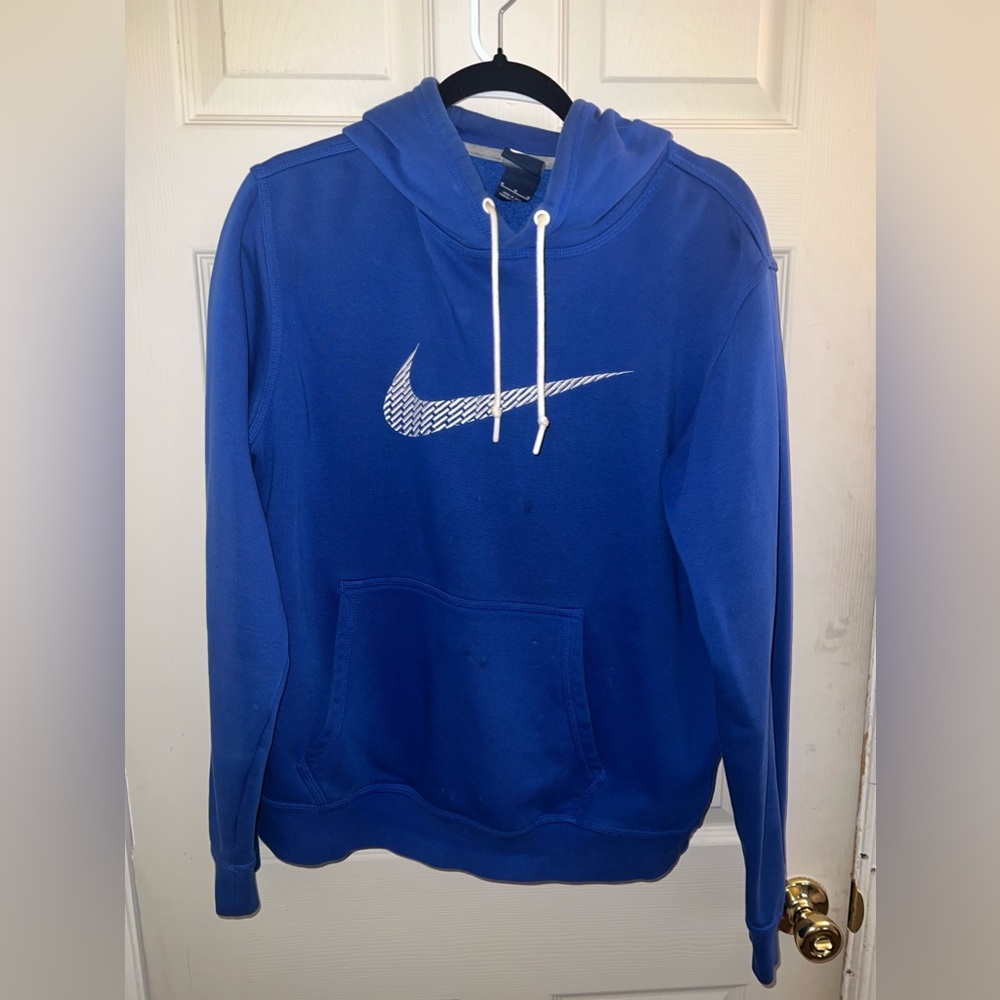 Blue Nike hoodie